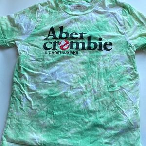 GHOSTBUSTERS Abercrombie kids short sleeve top tie-dye